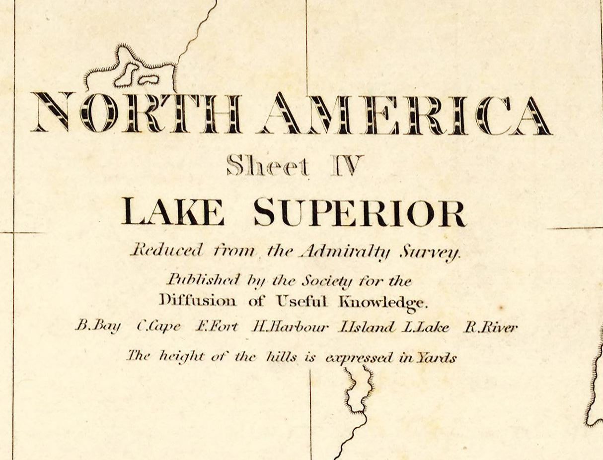 1832 Map of Lake Superior