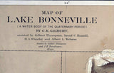 1890 Map of Lake Bonneville Utah