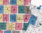 1911 Town Map of Tulsa Oklahoma