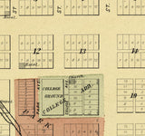 1901 Town Map of Hartford Kansas