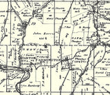 1888 Map of Colerain Township Belmont County Ohio