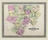 1876 Map of Orleans County Vermont