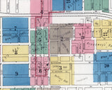 1913 Town Map of Jonesboro Arkansas