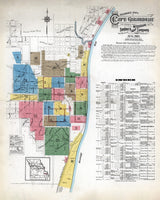 1915 Town Map of Cape Girardeau Missouri
