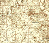 1936 Topo Map of Hannibal Missouri