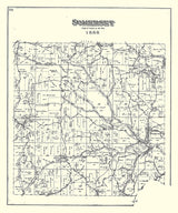 1888 Map of Somerset Township Belmont County Ohio