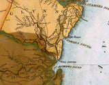 1818 Map of the Coast of Georgia