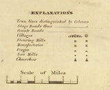 1829 Map of Chautauque County New York