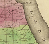 1829 Map of Seneca County New York