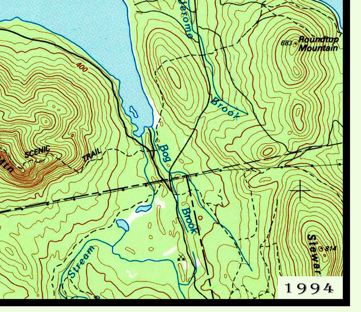 1994 Map of Flagstaff Lake Maine