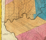 1829 Map of Delaware County New York