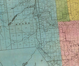1829 Map of Essex County New York