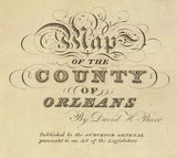 1829 Map of Orleans County New York