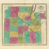 1829 Map of Steuben County New York