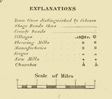 1829 Map of Sullivan County New York
