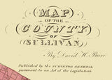 1829 Map of Sullivan County New York