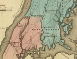 1829 Map of Westchester County New York