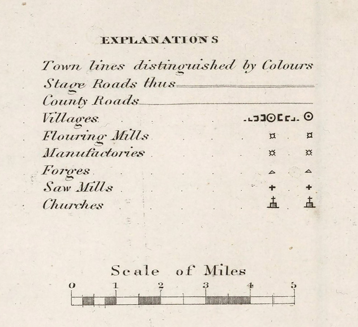 1839 Map of Rensselaer County New York