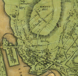 1854 Map of Norwich New London County Connecticut