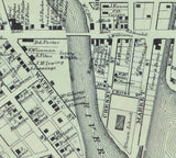 1860 Map of Sharon Mercer County Pennsylvania
