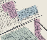 1861 Map of Elkhart Indiana
