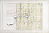 1880 Town Map of Minster Auglaize County Ohio