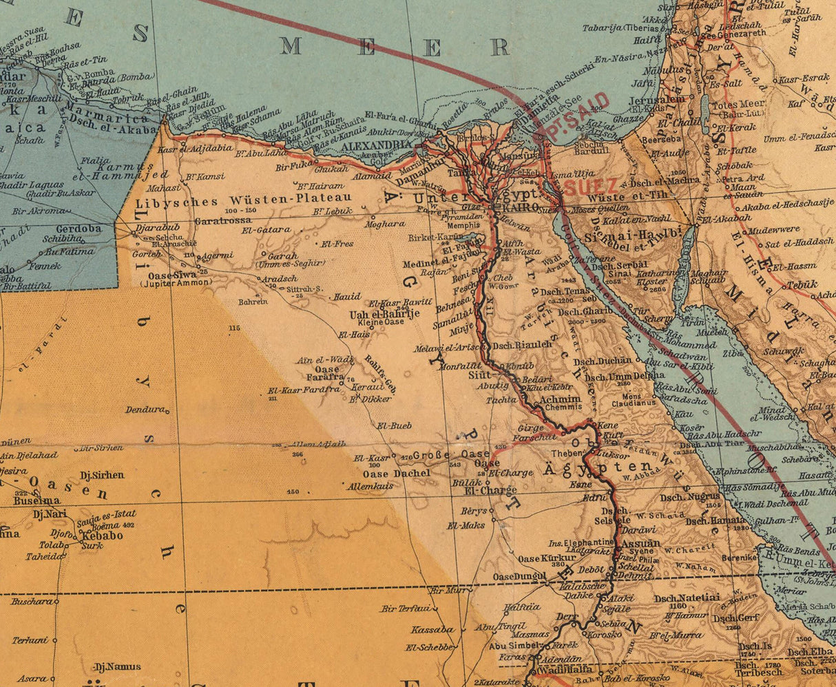 1914 Map of Africa