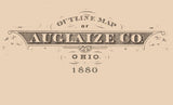 1880 Map of Auglaize County Ohio