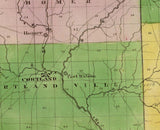 1829 Map of Cortland County New York