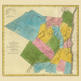 1829 Map of Ulster County New York
