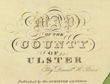 1829 Map of Ulster County New York