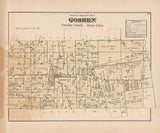 1880 Map of Goshen Township Auglaize County Ohio