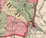 1877 Map of Strafford County New Hampshire