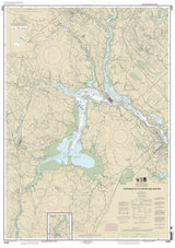 2013 Nautical Chart of Portsmouth to Dover and Exeter Piscataqua River