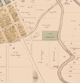 1880 Map of St Marys Auglaize County Ohio