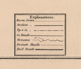 1880 Map of Noble Township Auglaize County Ohio