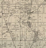 1880 Map of Noble Township Auglaize County Ohio