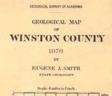 1878 Map of Winston County Alabama