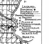 1911 Map of Baldwin County Alabama