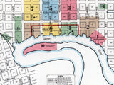 1899 Town Map of Georgetown South Carolina