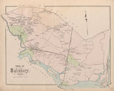 1884 Map of Salisbury Massachusetts