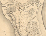 1865 Map of Fort Fisher North Carolina