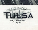 1911 Panoramic Map of Tulsa Oklahoma