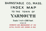 1910 Map of Yarmouth Barnstable County Massachusetts
