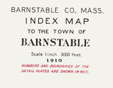 1910 Town Map of Barnstable Massachusetts