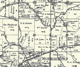 1888 Map of Union Township Belmont County Ohio