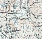 1904 Map of Berkshire County Massachusetts