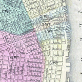 1867 Map of Mobile Alabama