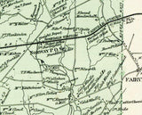 1873 Map of Kennett Township Chester County Pennsylvania