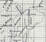 1878 Map of Clarke County Alabama
